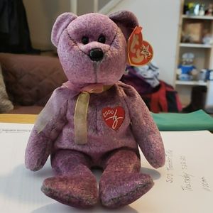Ty bennie baby 2000 signature bear.